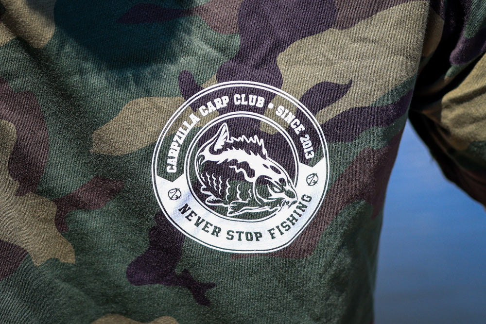 Carpzilla Carp Club Camou Shirt