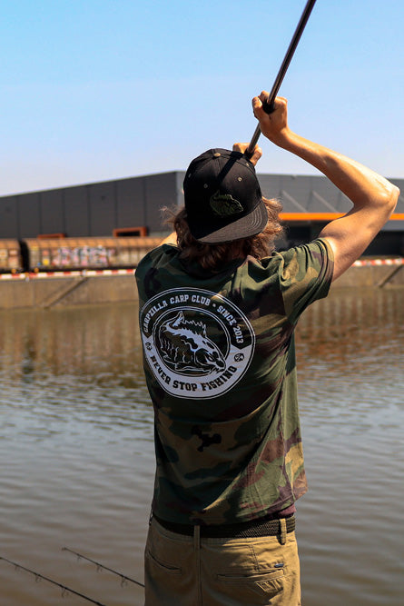 Carpzilla Carp Club Camou Shirt