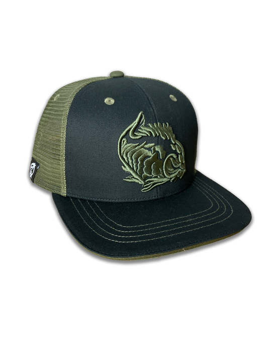 Logo Trucker Cap Schwarz/Grün - wieder da!