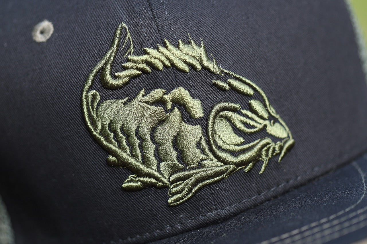 Logo Trucker Cap Schwarz/Grün - wieder da!