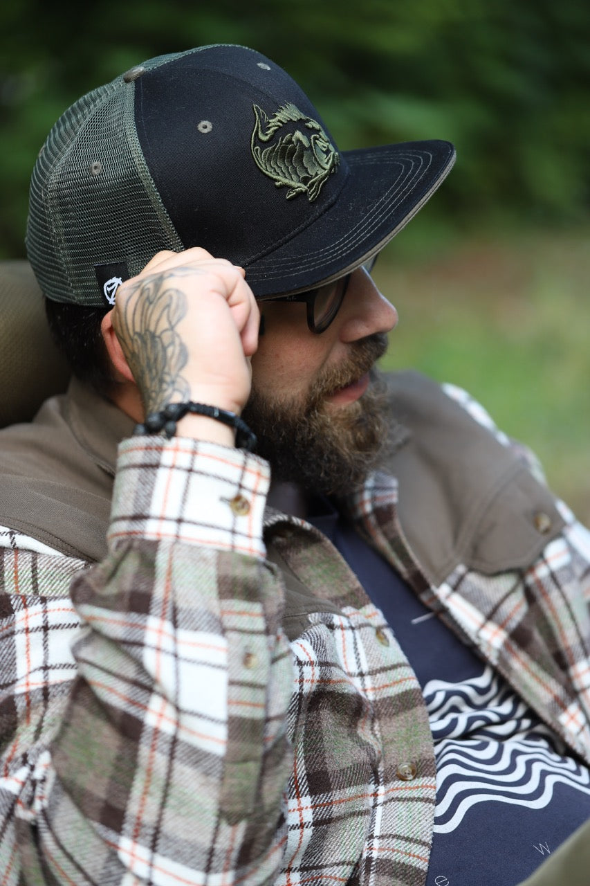 Logo Trucker Cap Schwarz/Grün - wieder da!